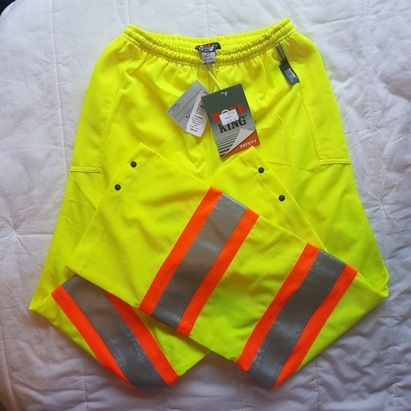 Work King Other - Work King Pull On Tricot Safety Pant, Sz S